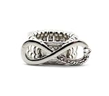 Very Rare One Direction Directioner Infinity Eternity Stretch Ring XR33 Silver
