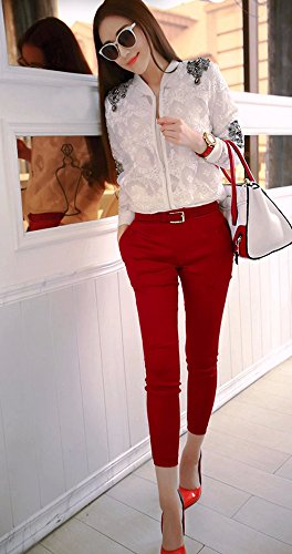 ブルゾン コート アウター レース ジャケット 長袖 シースルー セクシー フレア ２次会 エレガンス 花柄 美脚 デート パーティ 秋物 冬物 可愛いスカーフ付き R213