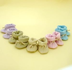 Sckoon Organic Cotton Baby Bootie Hanab _purple