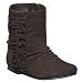 Toddler Girls' Xhilaration® Danessa Suede Ruffle Trim Boots - Brown