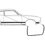 1970-77 Maverick 2DR Sedan Door Weatherstrip (D0DZ-6220530-1)
