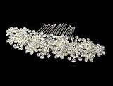 Pearl & Crystal Bridal Side Back Hair Comb
