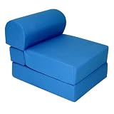 Children's Studio Chair Sleeper  Jr. Twin 24", Royal Blue