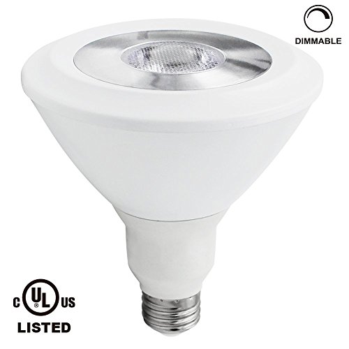 18W Dimmable PAR38 LED Bulb - 100W Equivalent UL-listed LED PAR38 Light Bulb - Daylight 5000K 1280LM 40 Degree Beam Angle for Stage, Scene, Event, Residential, Commercial, General Lighting