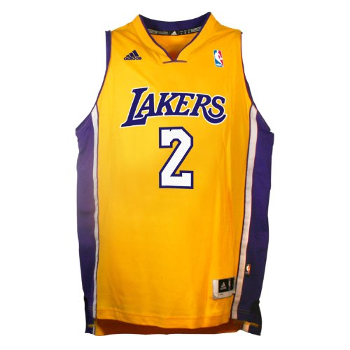 NBA Los Angeles Lakers Derek Fisher Swingman Home Jersey Youth