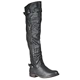 Riverberry Womens Montage Over-the-knee Boots, Black, Size 6