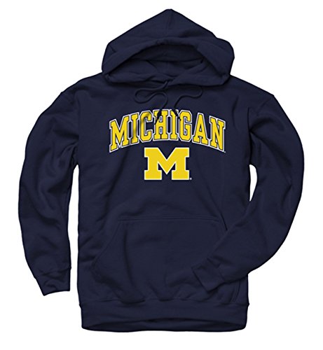 Michigan Wolverines Arch with Logo Hooded Sweatshirt