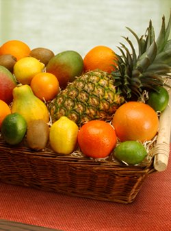 Organic Tropical Basket by OrganicStyle.com