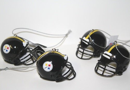 Pittsburgh Steelers NFL Mini Helmet Ornaments 4 Pack Pittsburgh Steelers NFL Mini Helmet Ornaments 4 Pack
