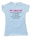 Womens ONE DIRECTION BAND MEMBER NAMES Tee Shirt Gildan Softstyle Light Blue (Large)