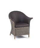 PADDINGTON TUB CHAIR CLASSIC BROWN TAUPE  LEATHER