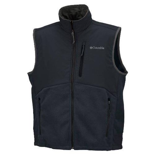 Columbia Men's Ballistic II Fleece Vest, Black, X-Large