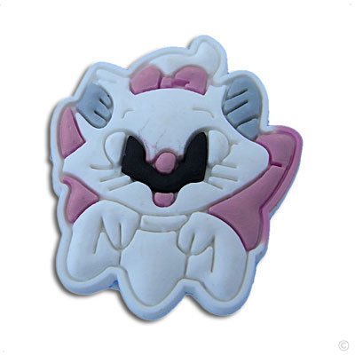 Cat rose/white - style your Crocs Shoe Charm #1118, Clogs stickers | fun Clips