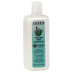 JASON Natural Cosmetics Everyday Hair Care -Aloe Vera Gel Conditioner, 84% Certified, 16 Ounces by Jason Natural Products