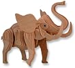3-D Wooden Puzzle - Elephant -Affordable Gift for your Little One! Item #DCHI-WPZ-M029