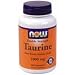 Now Foods Taurine Double Strength 1000mg, 100 Capsules (Pack of 2)