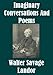 Imaginary Conversations and Poems