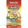 Nature's Plus, Source of Life, Vitamin D3, Animal Parade, 500 IU, Natural Black Cherry Flavour, 90 Animals