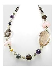Amethyst Necklace In Zinc