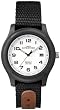 Timex Men's Camper T43892 Black Nylon Quartz Watch with White Dial