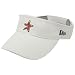 Houston Astros Hats : New Era Houston Astros Ladies White Essential Adjustable Visor Hat
