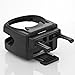 1pc Black Hard Clip-on Two Clips Fixed On Car Existing Air Conditioner Vent Mount Insert Soft Drink Beverage Water Coffee Cup Bottle Can Stand Holder Universal For Sedan Coupe Jeep Convertible