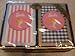 All Products : Congress Barbie 2 Decks Bridge Playing Cards with Pink Stripe Black Checkered Box