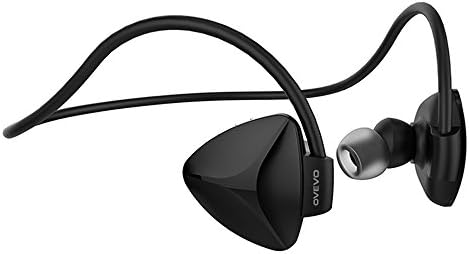 Bluetooth 4.0 Wireless NFC Sport Headphones, Sweatproof Stereo Bluetooth Earbuds Earphones Car Hands-free Headsets MIC Earphone with High-fidelity Stereo Sound via for iPhone 6 6plus 5S Galaxy S6 S5 and More Smart phones(Black)