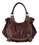 (LA57894 BROWN)Candice High Quality Women/Girl Fashion Work School Office Lady Student Large Handbag Shoulder Bag Purse Totes Satchel Clutches Hobos Reviewed
