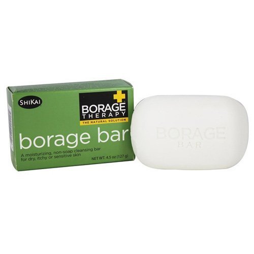 2 Packs of Shikai Products Cleansing Bar - Non Soap - Borage - 4.5 Oz
