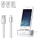iPhone 7 Plus Charging Dock Station, iAbler Aluminum Charging Docking Station for Apple iPhone 7 6S 6 Plus iPad Pro mini (Lightning Cable Included) (2 in 1)