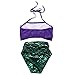 Jastore Kids Girls 2 Pcs Princess Mermaid Swimwear Bow-knot Bikini Set Swimsuit