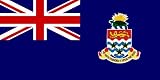 Cayman Islands Flag Clear Acrylic Fridge Magnet 2.75 inches x 2 inches