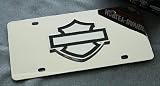 Harley-Davidson Outline Shield License Plate