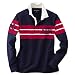 (エディー・バウアー) Eddie Bauer スポーツショップストライプパッチラグビー