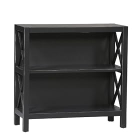 Delano Small Bookcase - Antique Black by Linon Home Decor Products