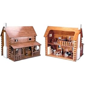 The Creekside Cabin Dollhouse Kit - Corona Concepts