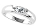 0.50 cts Genuine White Topaz Ring - 14kt White or Yellow Gold LIFETIME WARRANTEE