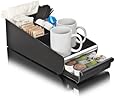 Mind Reader "Vesta" Coffee Pod and Condiment Accessories Holder, Black