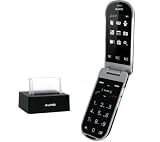 Auro M451 Klapphandy inkl. Tischladestation (1,3 Megapixel Kamera) schwarz