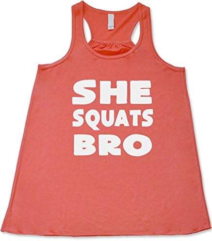 Constantly Varied Women's She Squats Bro T-Shirt Small Blue