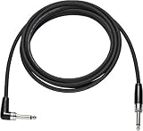 Fender Tone Master Straight to Right Angle Instrument Cable, 12'