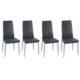 Stuhl Grau, 4 Stück