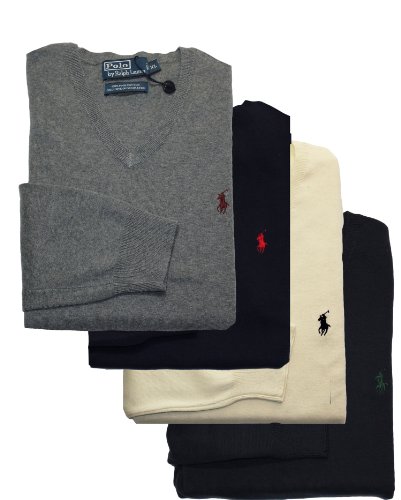 Polo Ralph Lauren Cotton V-Neck Sweater