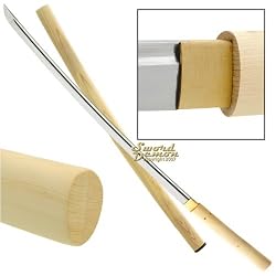 Natural Shirasaya Hand Forged Katana Unfinished Sword Saya and Handle
