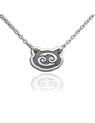 Two-Tone 925 Sterling Silver Belcho Zodiac Cancer Horoscope Necklace