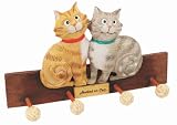 ADORN DECORATIVE WALL HOOK - HOOKED ON CATS