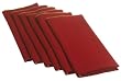 Rose Tree Fairlane Napkin, Set of 6, Red with Gold Trim