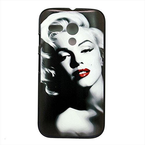 WEAPOWER(TM)Case For motorola moto g XT1028 XT1032 XT1031 Beauty Sexy Girl Painting Custom Printed Hard Plastic Protective Phone Case