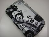 BLACK VINES Hard Plastic Rubber Feel Design Case for Blackberry Bold Touch  ....